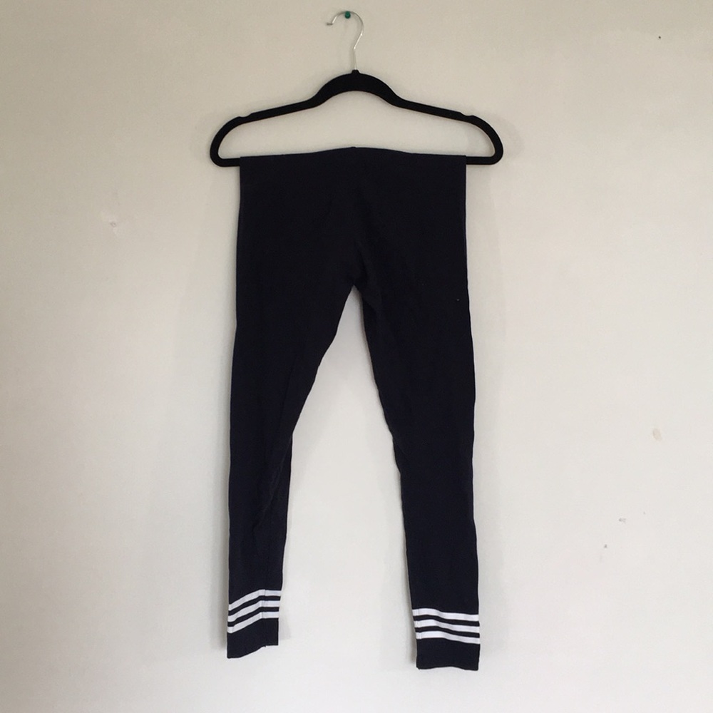 Blue adidas leggings